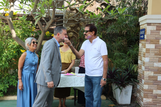 Embassy of India in Vientiane Celebrates Holi with Vibrant Festivities